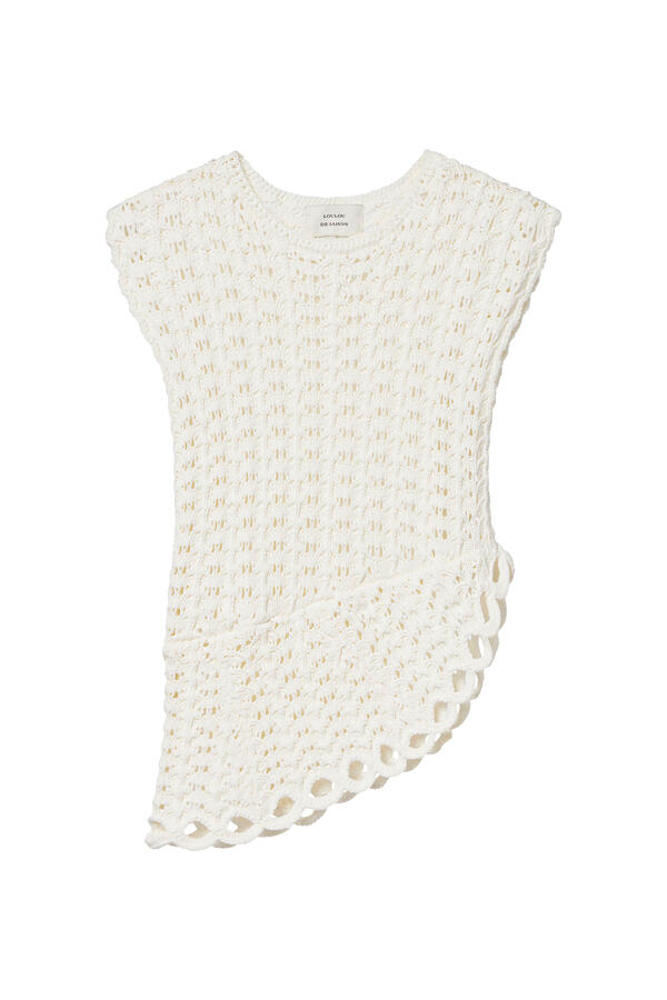 Saez Asymmetric Sleeveless Top