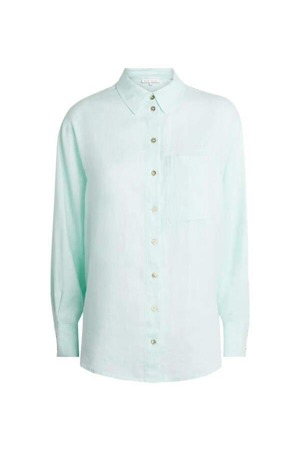 Bay Oversized Linen Beach Shirt