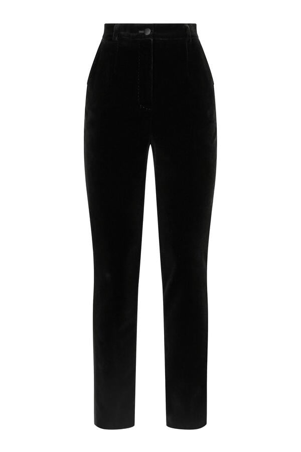  Tailored Velvet Tuxedo Pants
