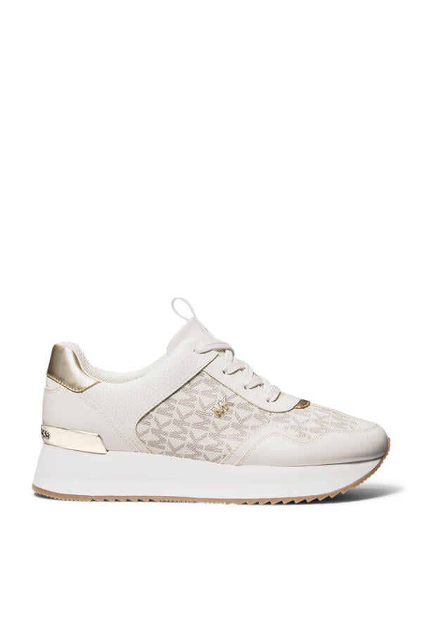 Raina Signature Logo Platform Trainers