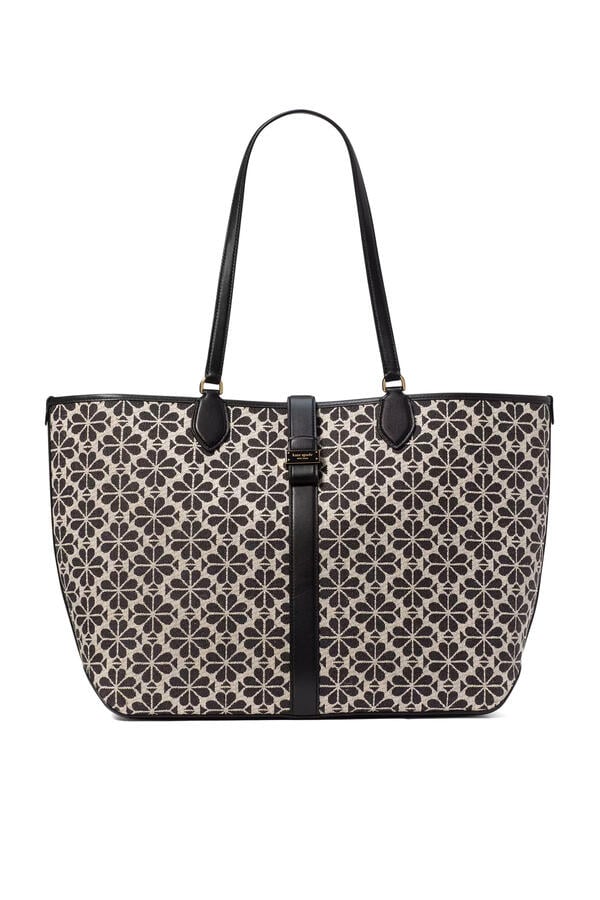 Spade Flower Jacquard Large Open Tote