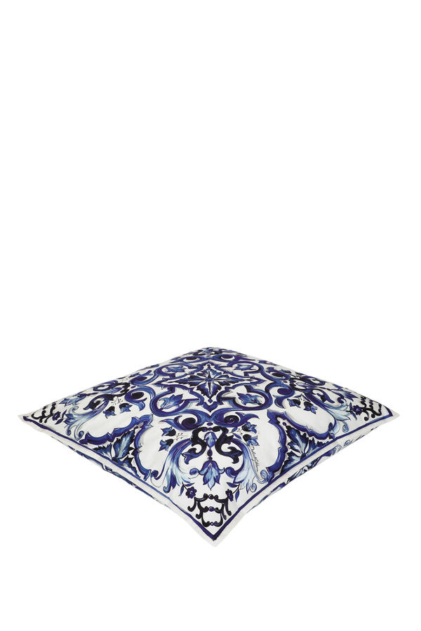Blu Mediterraneo Medium Canvas Cushion
