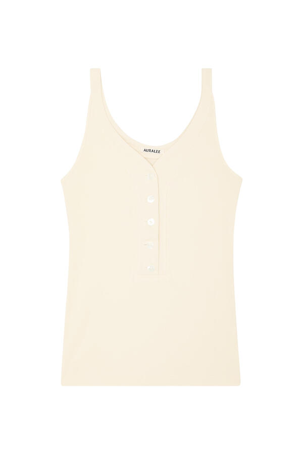 Organic Cotton Fine Rib Tank