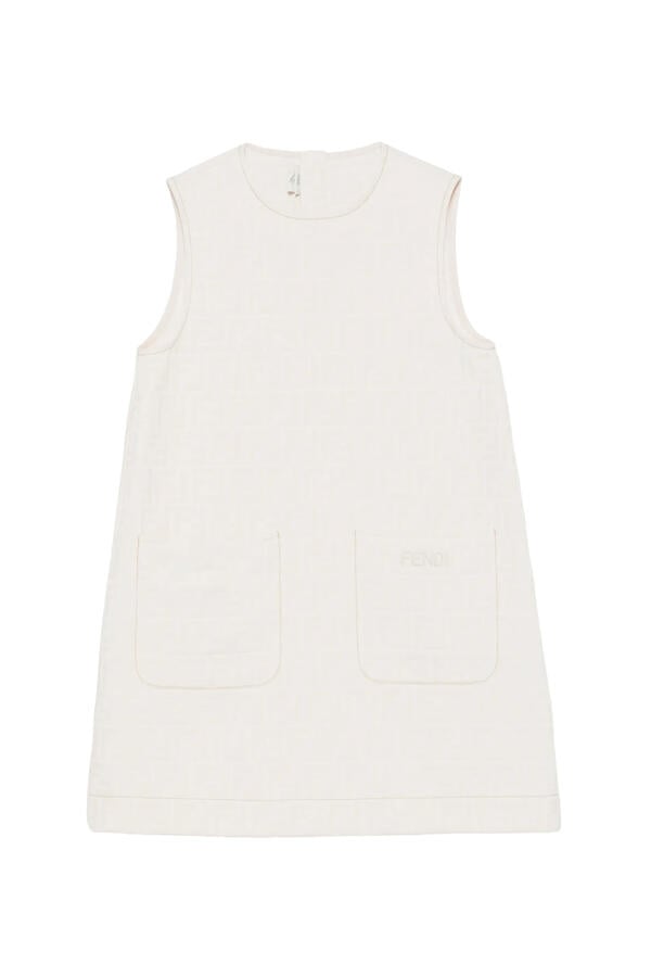  Kids Cotton Jacquard Dress 
