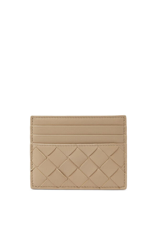 Intrecciato Leather Card Holder