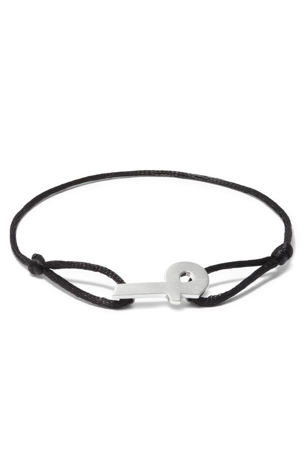 Arabic Letter 'Meem' Bracelet, Sterling Silver
