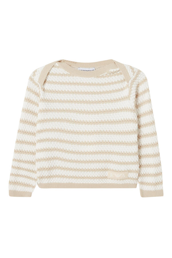 Kids Horizontal Stripes Knit Sweater