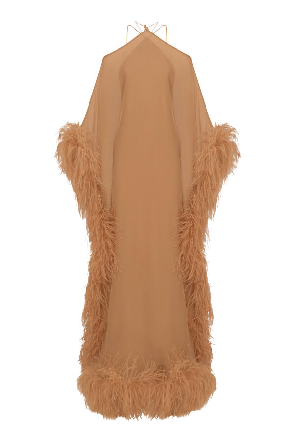 Feathered Sza Sza Spirito Kaftan