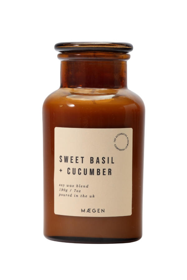 Alchemist Candle - Sweet Basil & Cucumber 