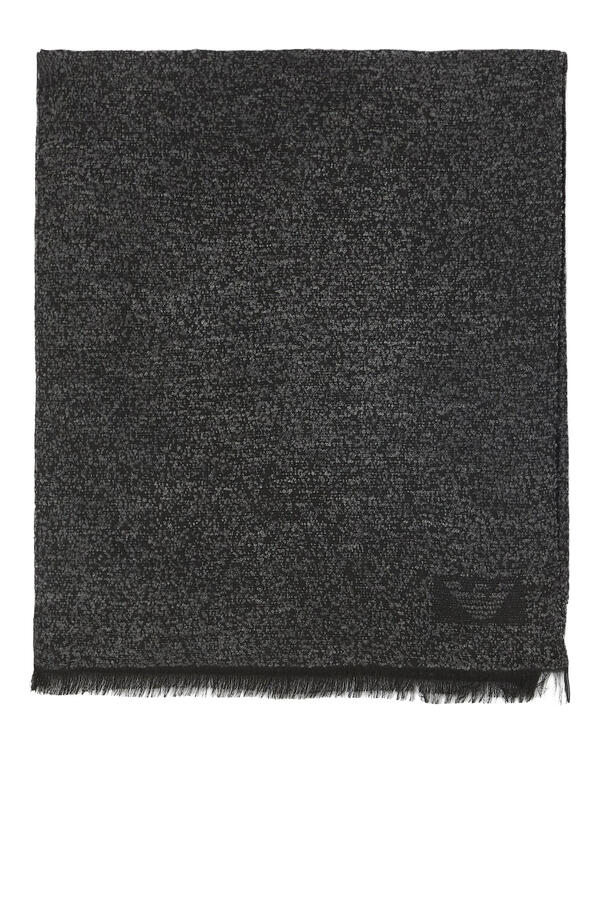 Logo Fringe Scarf