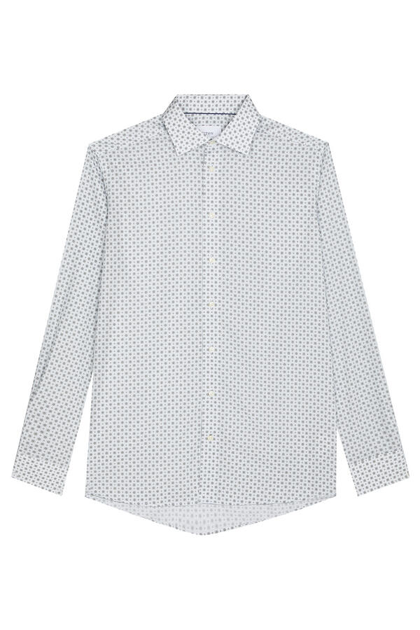 Geometric Print Signature Twill Shirt 