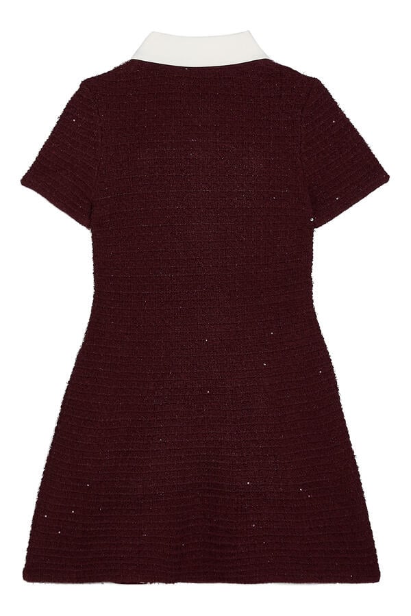 Kids Textured Knit Midi Dress
