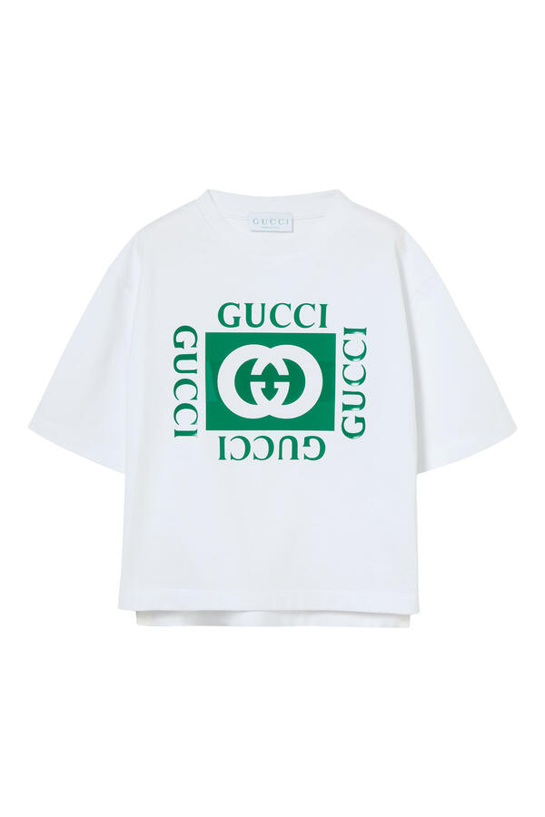 Kids Interlocking G Cotton T-Shirt