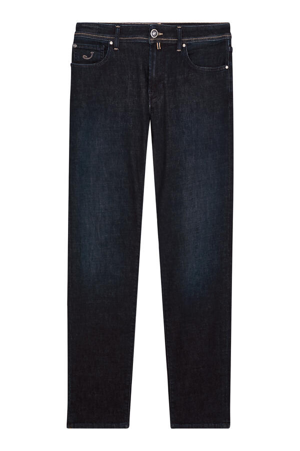 Bard Fast Regular-Slim 5 Pocket Jeans in Power Stretch Denim 