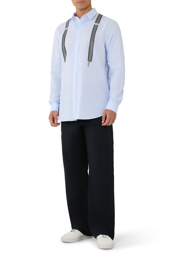 Suspender Printed Shirt