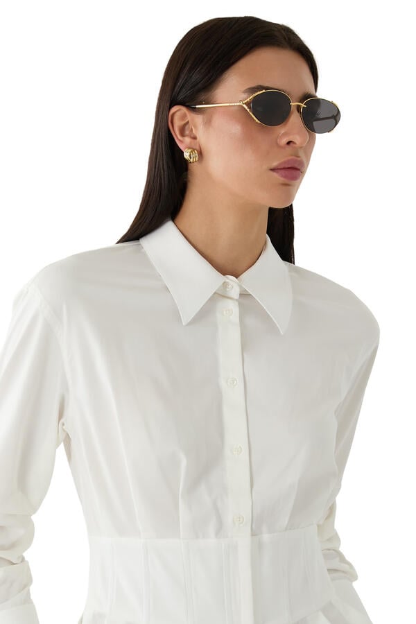 Serpenti Viper Oval Sunglasses