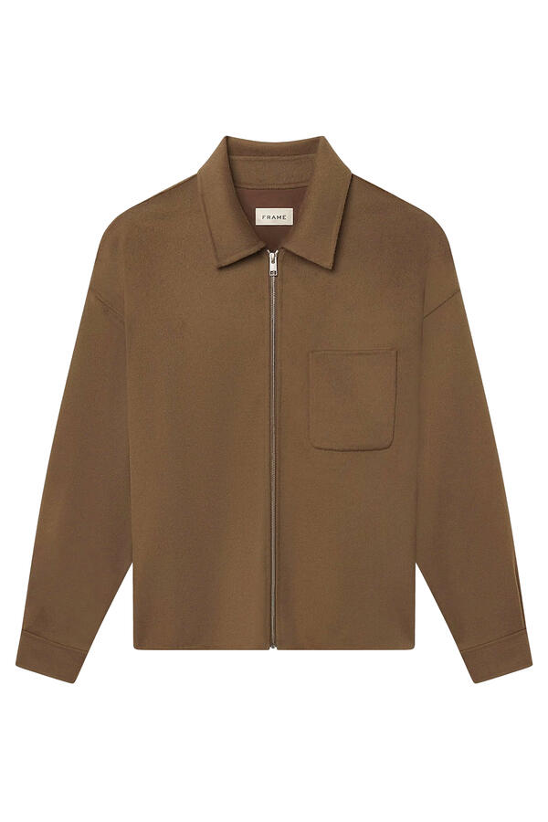 Double Face Zip Shirt Jacket