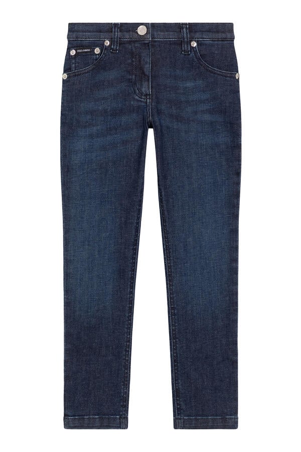 Kids 5-Pocket Denim Trousers