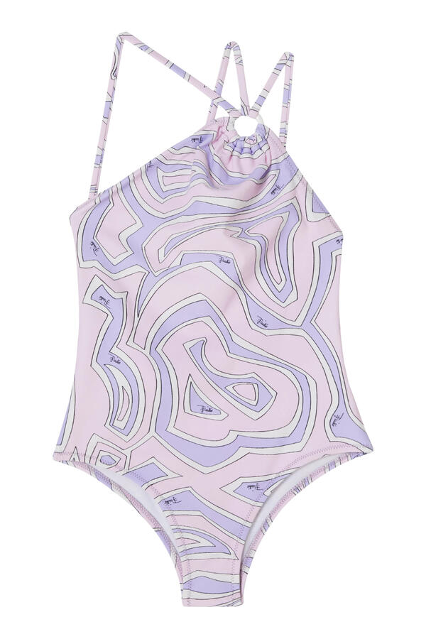 Kids Iride-Print Swimsuit