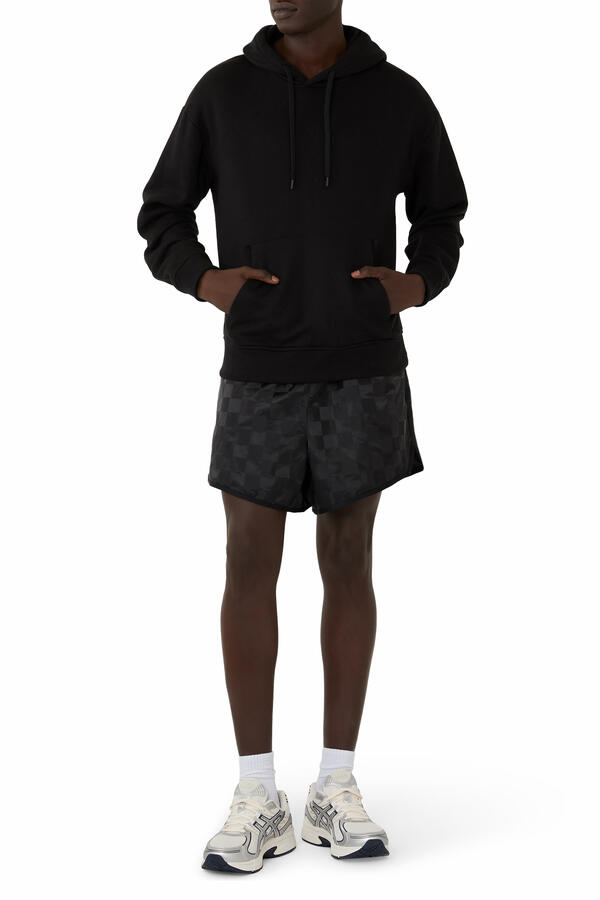 Nylon Checkered Gym Shorts 