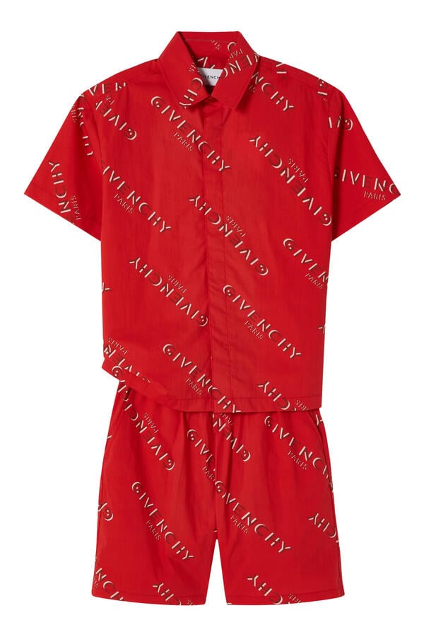Kids Logo-Print Shirt and Shorts Set