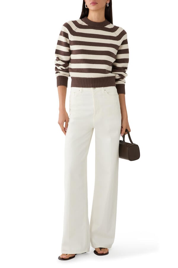 Julietta Striped Knitted Sweater 