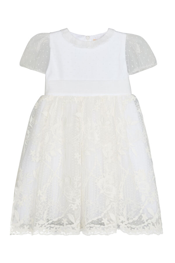 Baby Shimmering Lace Tulle Dress