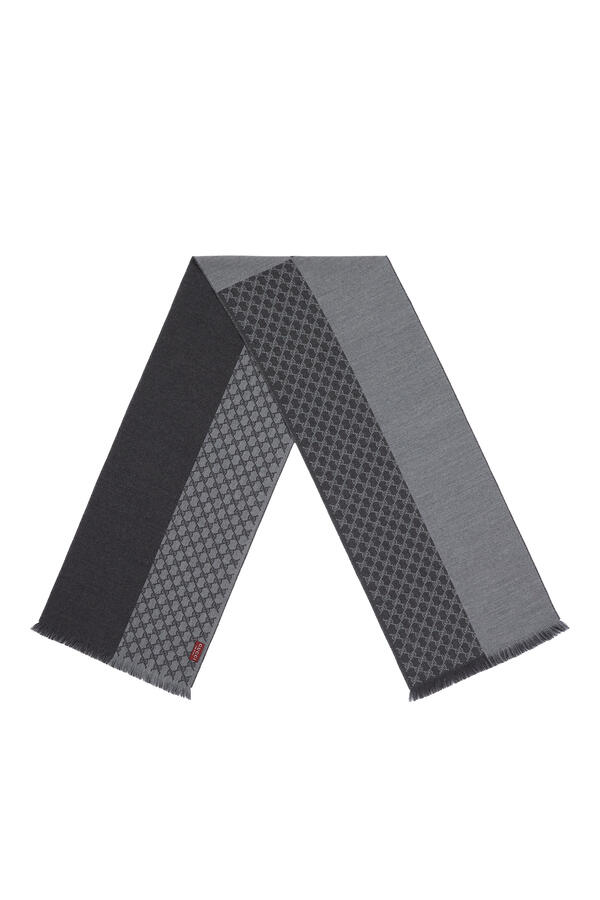 GG Wool Jacquard Scarf