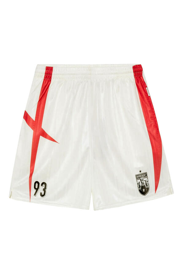 Spike Logo-Patch Panelled Shorts