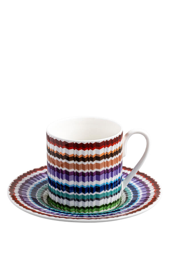 Waves Luxury Box Coffee Cup & Saucer - Set of 2