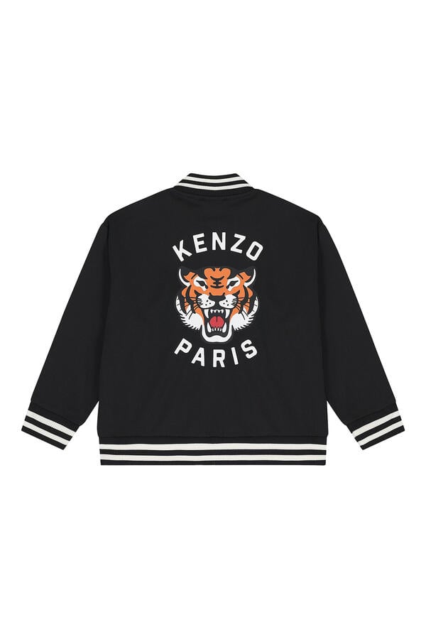 Kids Tiger Embroidery Cardigan