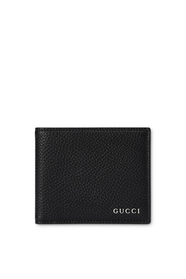 Bi-Fold Leather Logo Wallet