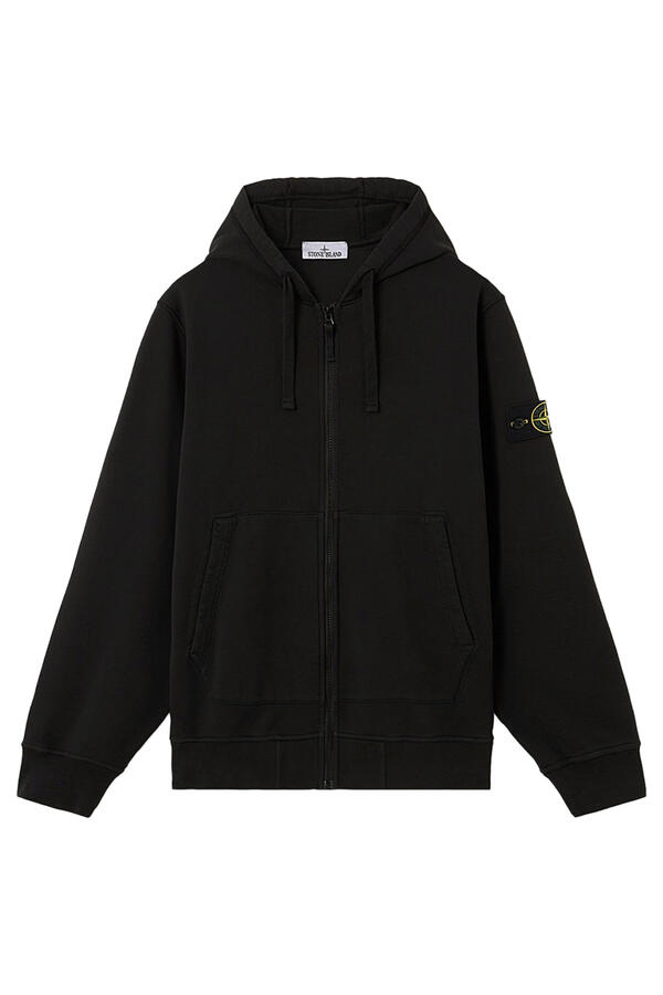Regular-Fit Zip-Up Hooded Sweatshirt with Pockets