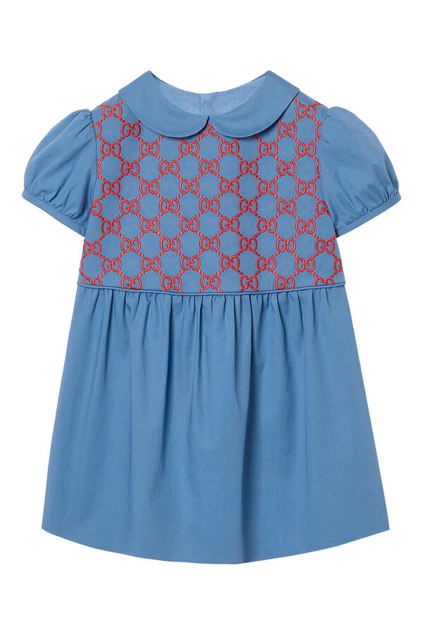 Kids GG Embroidery Dress
