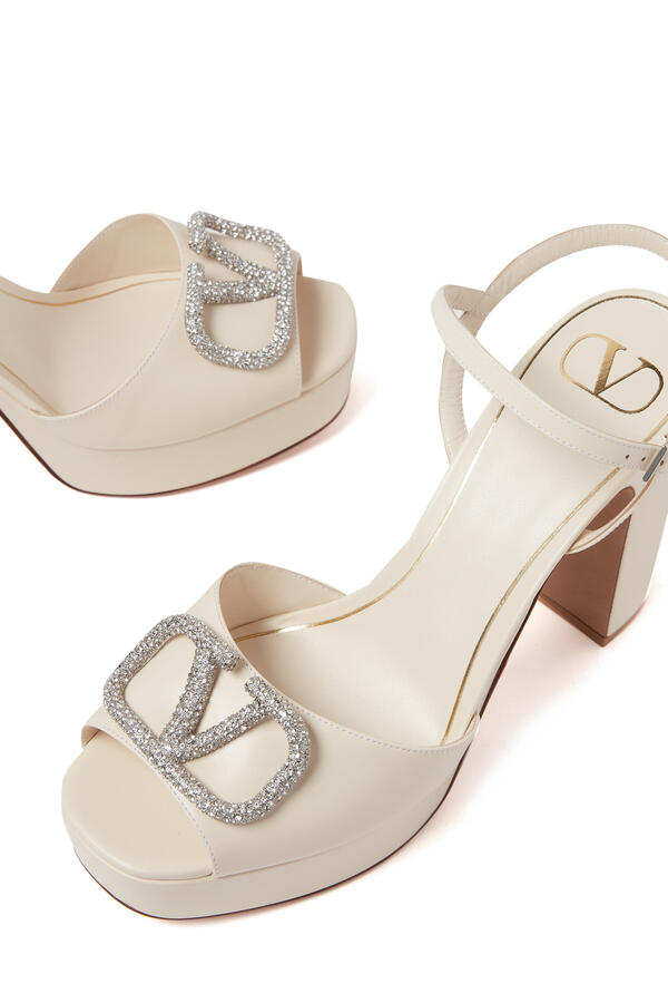VLogo 115 Signature Platform Sandals