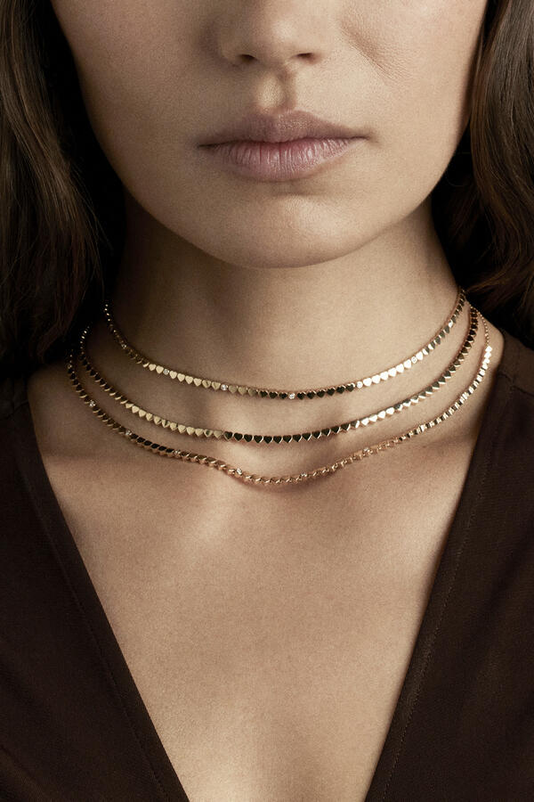 Love In Tokyo LIT Necklace, 18K Yellow Gold & Diamonds
