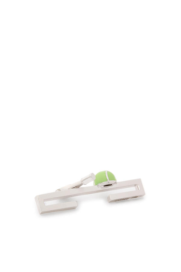 Tech Tennis Jacket Charm, 18K White Gold 