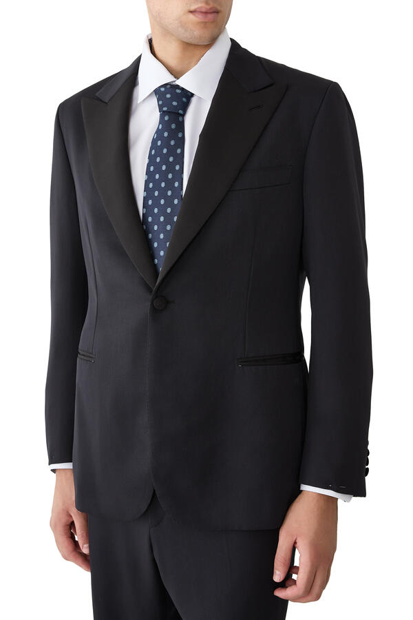 Floral Woven Shantung Silk Tie