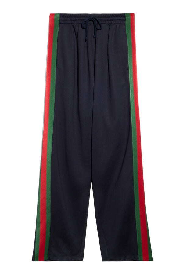 Silk Cotton Sportswear Pants with Web 