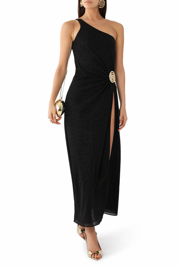 Lumière Spiral One Shoulder Dress
