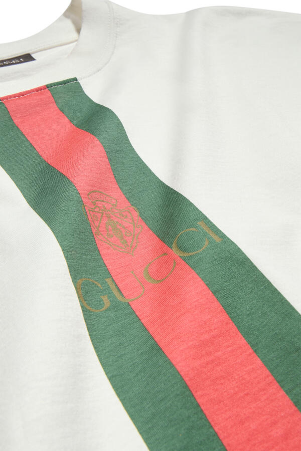 Cotton Jersey T-Shirt with Print