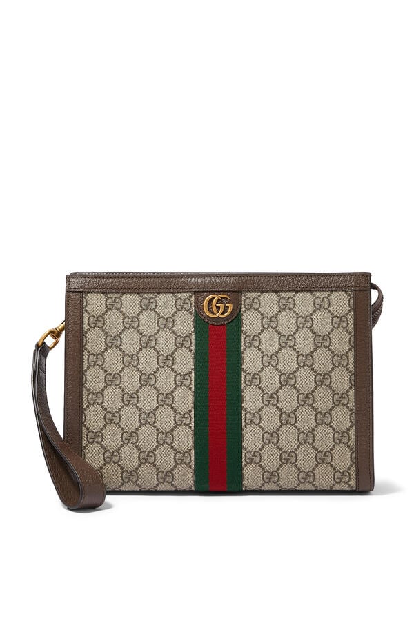 Ophidia GG Monogram Pouch