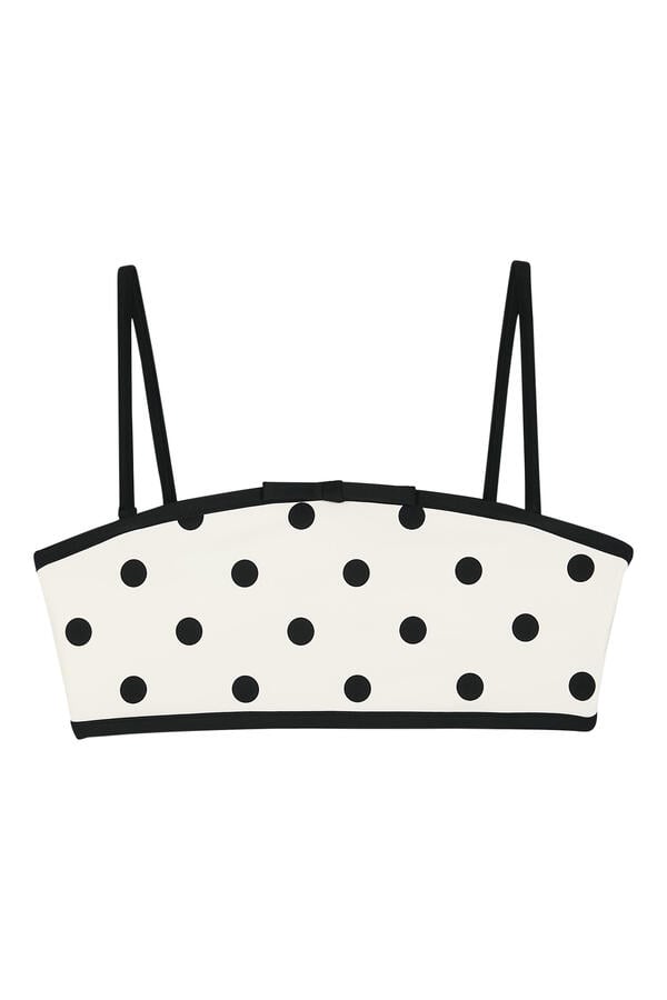 Polka Dot Bikini Top