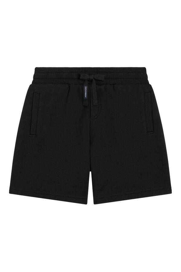 Kids Logo Patch Fleece Bermuda Shorts