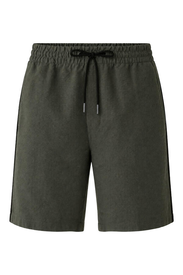  Suede Trimmed Track Shorts