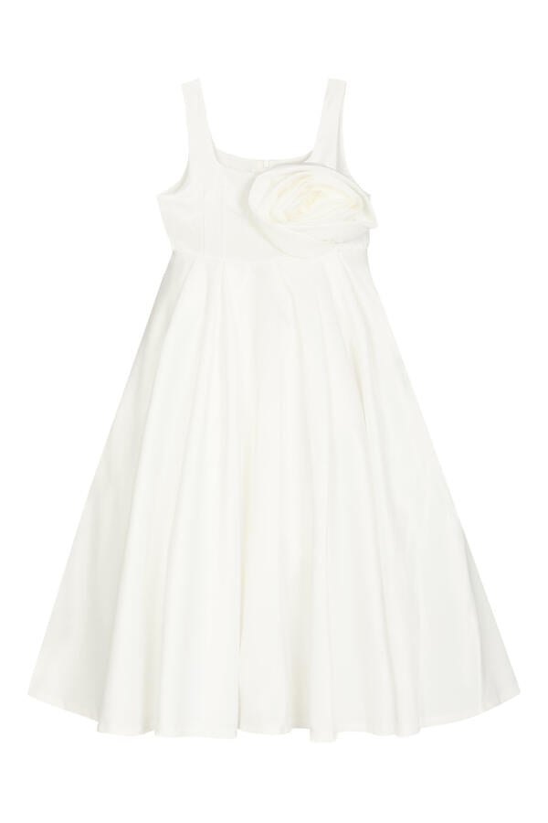 Kids 3D Flower Appliqué Dress