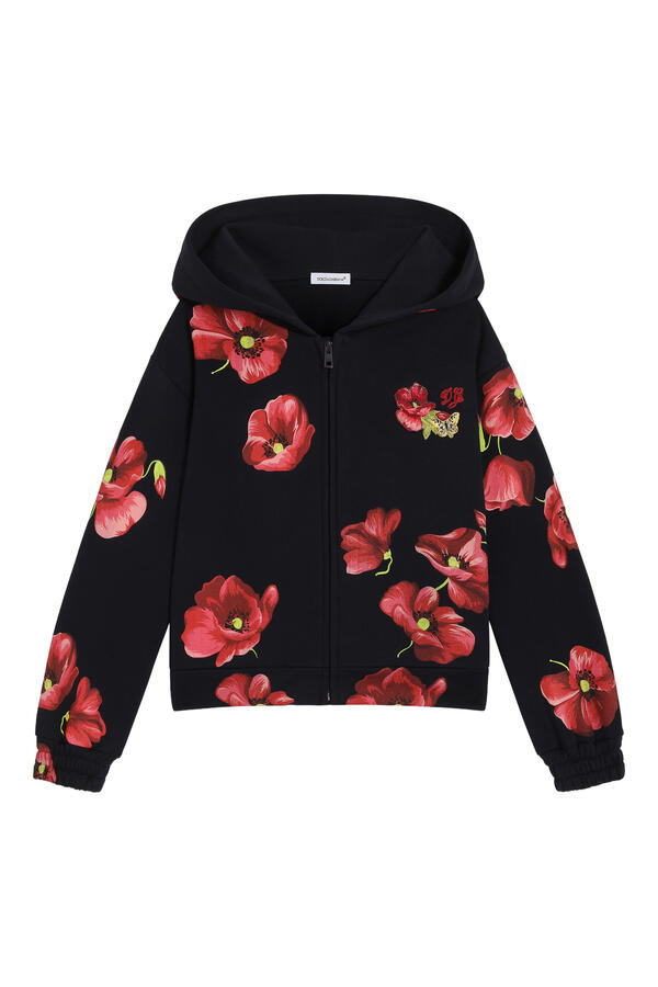 Kids Poppy-Print Sweatshirt