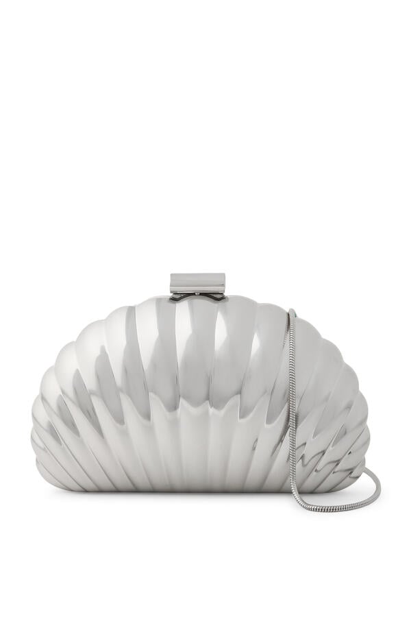  Monet Metal Shell Clutch Bag 