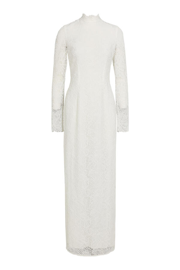 Lace Open Back Maxi Dress