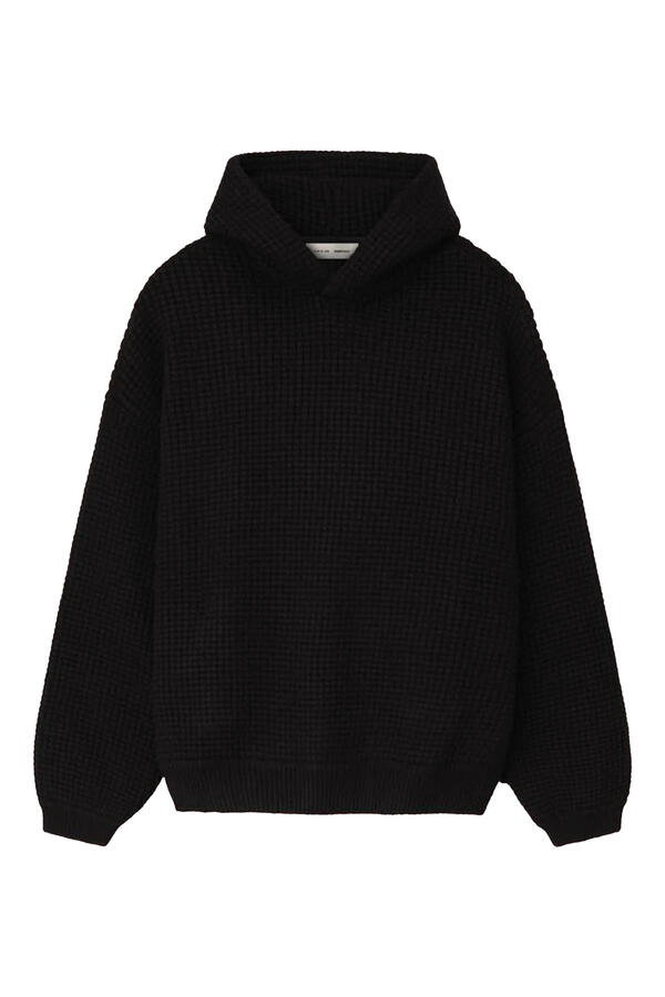 Heavy Waffle 90`s Hoodie